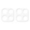  Motorola Edge 60 / 60 Fusion 2-PACK Linsskydd Transparent