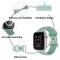 ColorPop Sportarmband Dual-Color Apple Watch 42/41/40/38 mm (M/L) Grön