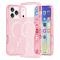 iPhone 17 Pro Max Skal MagSafe Glitter Rosa