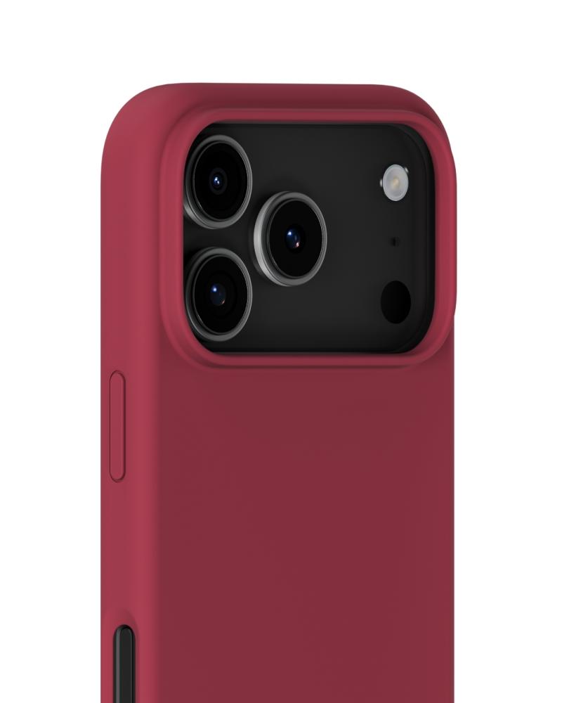 holdit holdit iPhone 17 Pro Mobilskal Silikon Red Velvet