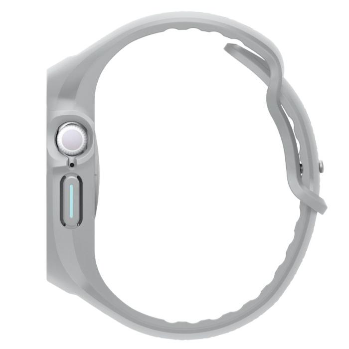 Bild 3, Spigen Spigen Apple Watch 11 / 10 46 mm Skal / Armband Liquid Air Pro Grå