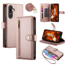  Samsung Galaxy A27 5G Fodral Med Kortfack Ros&eacute;guld