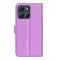  Motorola Moto G86 5G Fodral Litchi Läder Lila