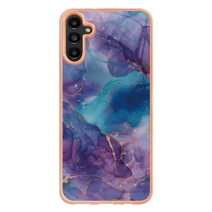 Bild 2,  Samsung Galaxy A34 5G Skal Marmor TPU Lila