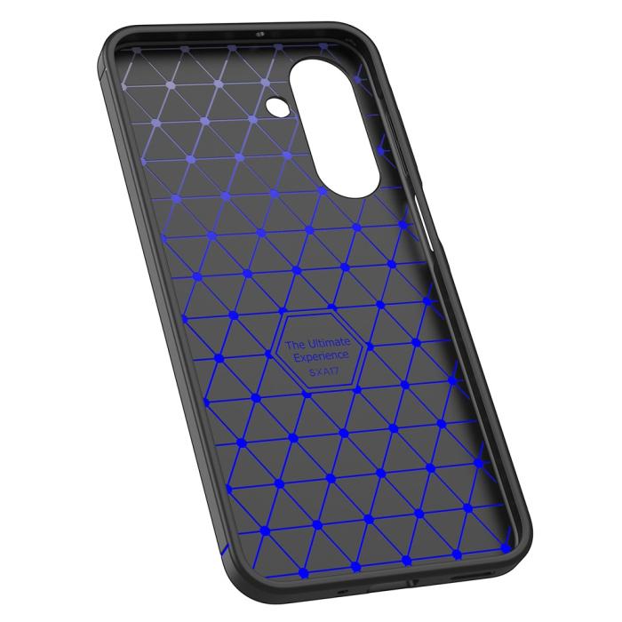 Bild 4,  Samsung Galaxy A17 Skal Litchi Textur Svart
