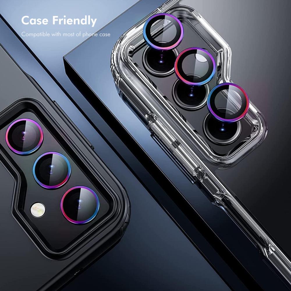 ENKAY ENKAY Galaxy A57 / A37 5G Linsskydd Härdat Glas Silver