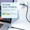 ESSAGER ESSAGER 2m 100W PD USB-C - USB-C Elbow Laddningskabel Svart