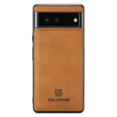 DG.MING DG.MING Google Pixel 6A Skal L&auml;derbelagt Brun