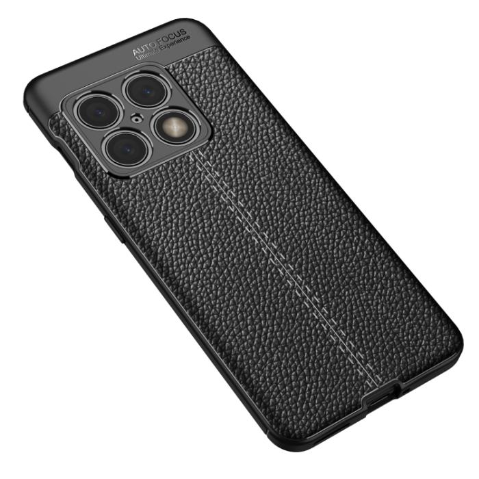 Bild 2,  OnePlus 10 Pro 5G Skal Litchi Textur Svart