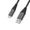 OtterBox OtterBox Premium 3m USB-C - USB-A Kabel Nylonflätad Svart
