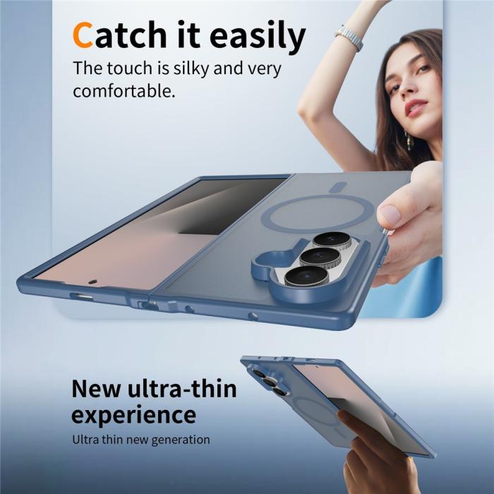 Bild 5,  Samsung Galaxy Z Fold 8 Ultra Skal MagSafe TPU Blå