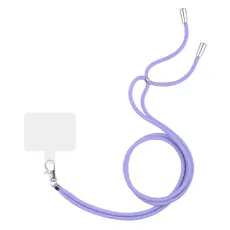  Mobilsn&ouml;re / Mobilhalsband / Mobilh&aring;llare Lila