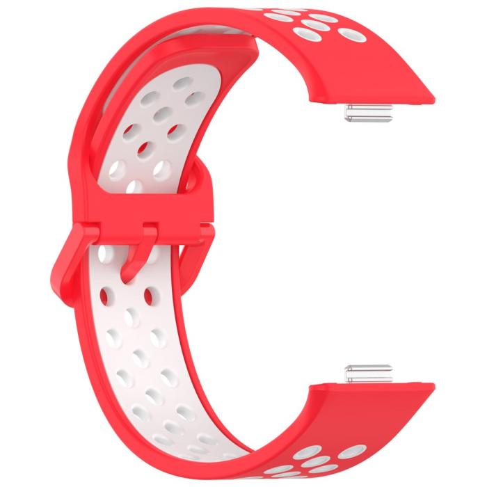 Bild 3,  Huawei Watch Fit 3 Sportarmband Dual-Color Röd/Vit