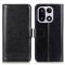  OnePlus 15 Fodral Crazy Horse Läder Svart