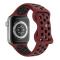 ColorPop Sportarmband Dual-Color Apple Watch 42/41/40/38 mm (M/L) Vinröd/Svart
