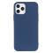  iPhone 12 / 12 Pro - Solid Matt TPU Skal - Mörk Blå