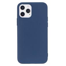  iPhone 12 / 12 Pro - Solid Matt TPU Skal - M&ouml;rk Bl&aring;