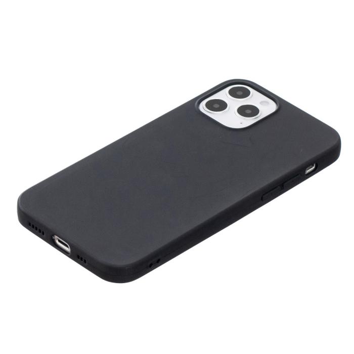 Bild 2,  iPhone 12 / 12 Pro - Solid Matt TPU Skal - Svart