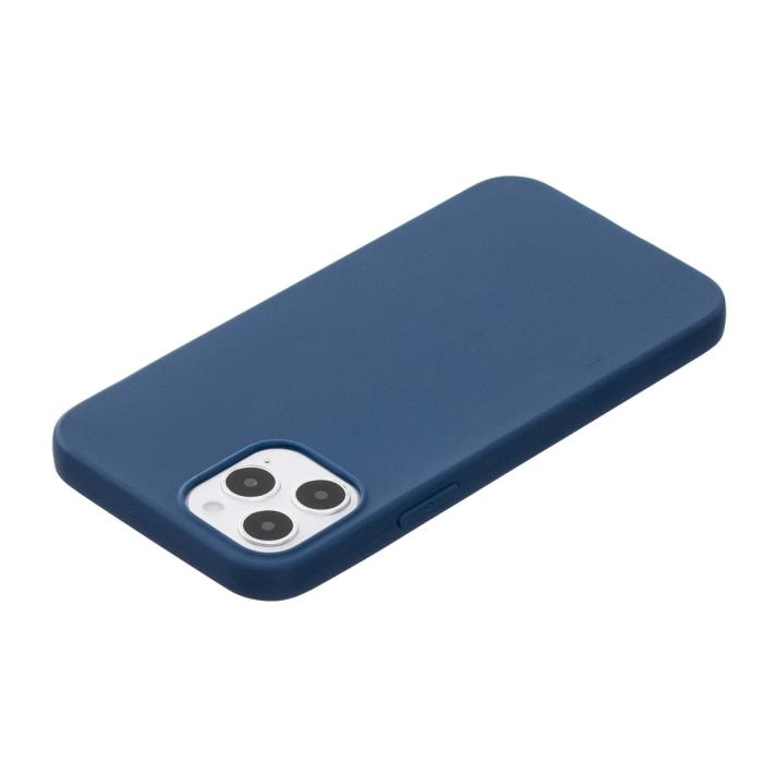 Bild 3,  iPhone 12 / 12 Pro - Solid Matt TPU Skal - Mörk Blå