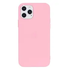  iPhone 12 / 12 Pro - Solid Matt TPU Skal - Ljus Rosa