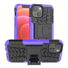  iPhone 13 Mini - Ultimata St&ouml;tt&aring;liga Skalet med St&ouml;d - Lila