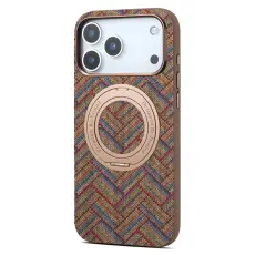 DENIOR DENIOR iPhone 18 Pro / 17 Pro Skal MagSafe Ringstativ Flerf&auml;rgad