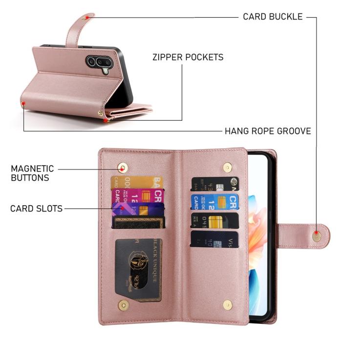 Bild 4,  Samsung Galaxy A27 5G Fodral Med Kortfack Roséguld
