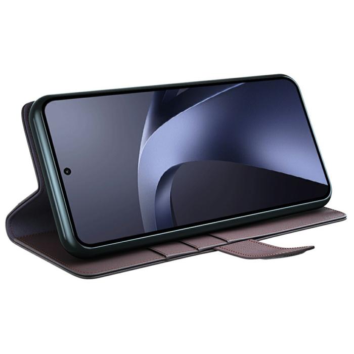 Bild 2,  Xiaomi 17T Pro Fodral Premium Split Läder Brun