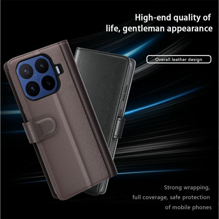Bild 3,  Xiaomi 17T Pro Fodral Premium Split Läder Brun