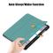  Samsung Galaxy Tab A9 Plus Fodral Tri-Fold PU Läder Svartgrön