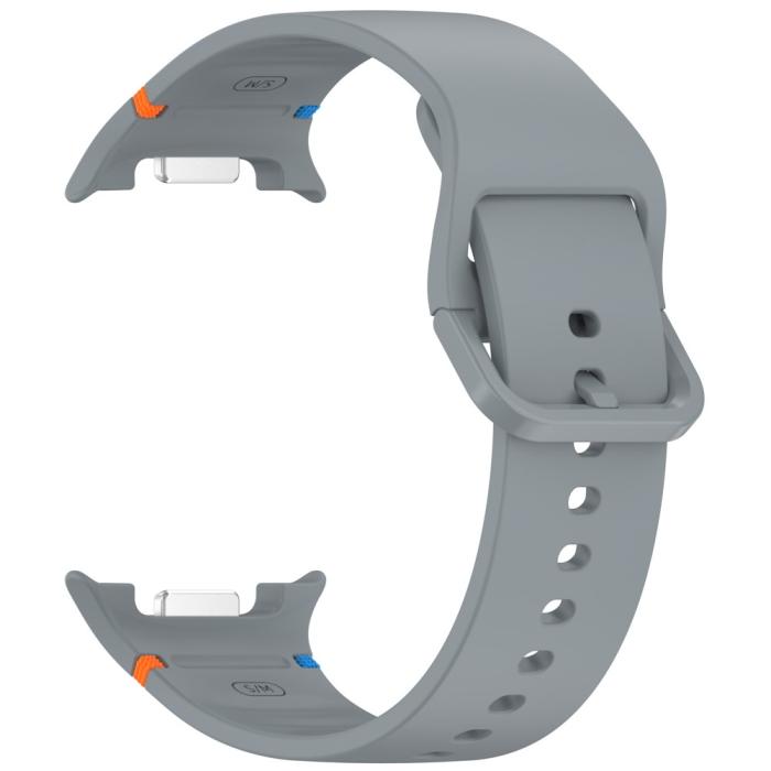 Bild 3,  Galaxy Watch 8 46/44/40 mm Klockarmband Silkon Grå