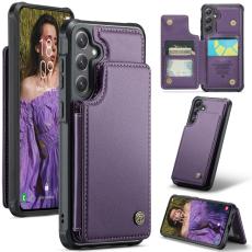 CASEME CASEME Samsung Galaxy S25 Skal RFID Kickstand Lila
