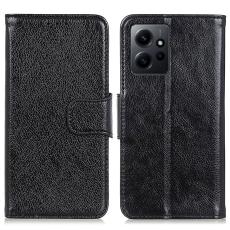  Xiaomi Redmi Note 12 4G Fodral Split L&auml;der Svart