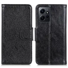  Xiaomi Redmi Note 12 4G Fodral Split L&auml;der Svart