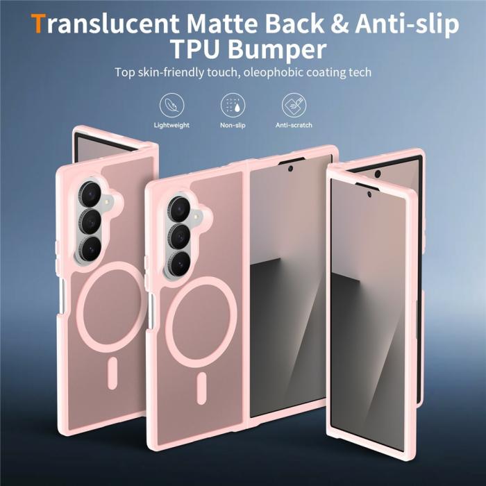 Bild 2,  Samsung Galaxy Z Fold 8 Ultra Skal MagSafe TPU Rosa