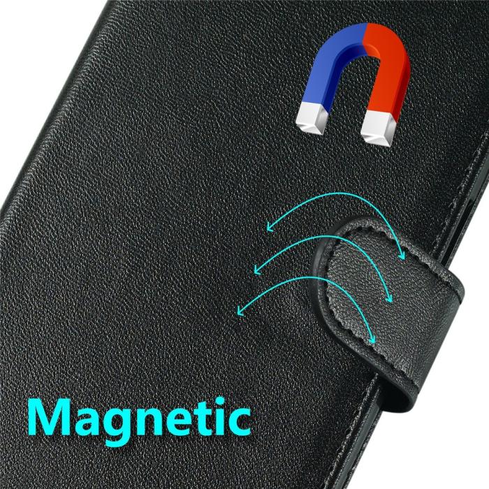 Bild 4,  Samsung Galaxy S25 FE Fodral Läder Svart