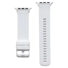  Apple Watch 42/44/45/46/49 mm Armband Silikon Vit