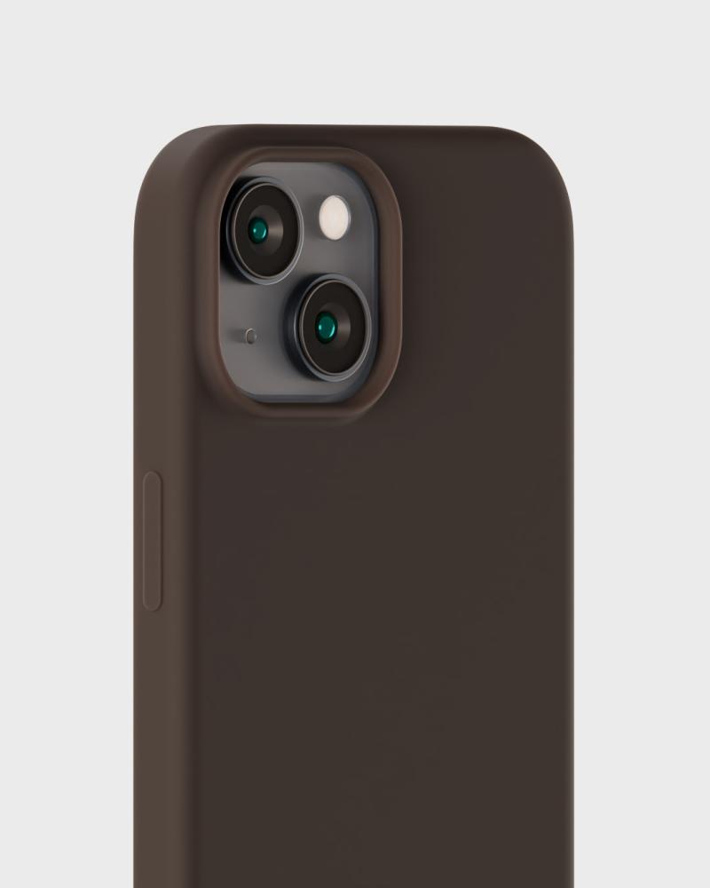 holdit holdit iPhone 15 Mobilskal Silikon Chocolate