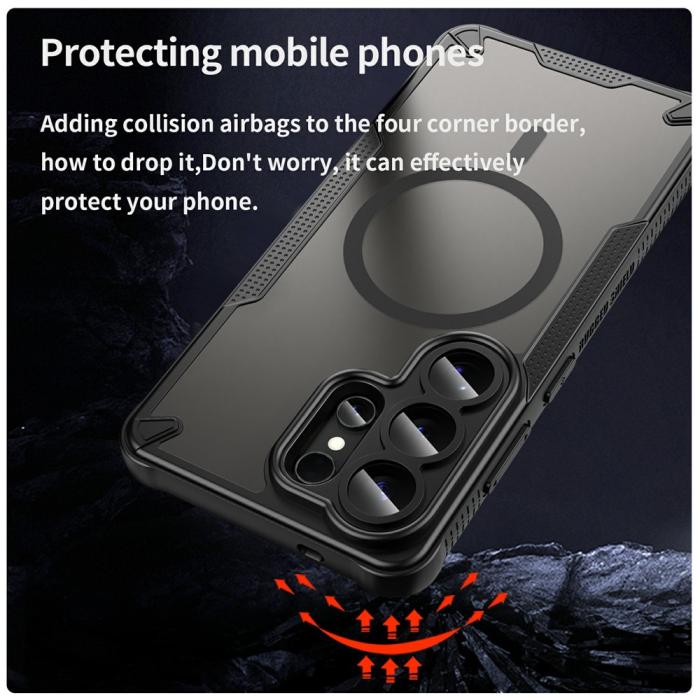 Bild 3,  Samsung Galaxy S26 Ultra Skal MagSafe Hybrid Armor Svart