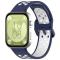  Huawei Watch Fit 3 Sportarmband Dual-Color Mörkblå/Vit
