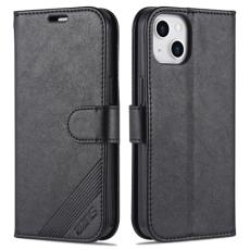 AZNS AZNS iPhone 14 Fodral L&auml;der Svart