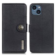 KHAZNEH KHAZNEH iPhone 15 Plus Fodral L&auml;der Svart