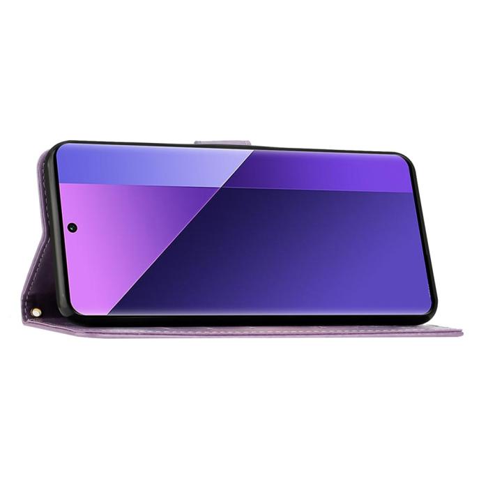 Bild 4,  Samsung Galaxy S26 Ultra Fodral Med Blommigt Tryck Lila