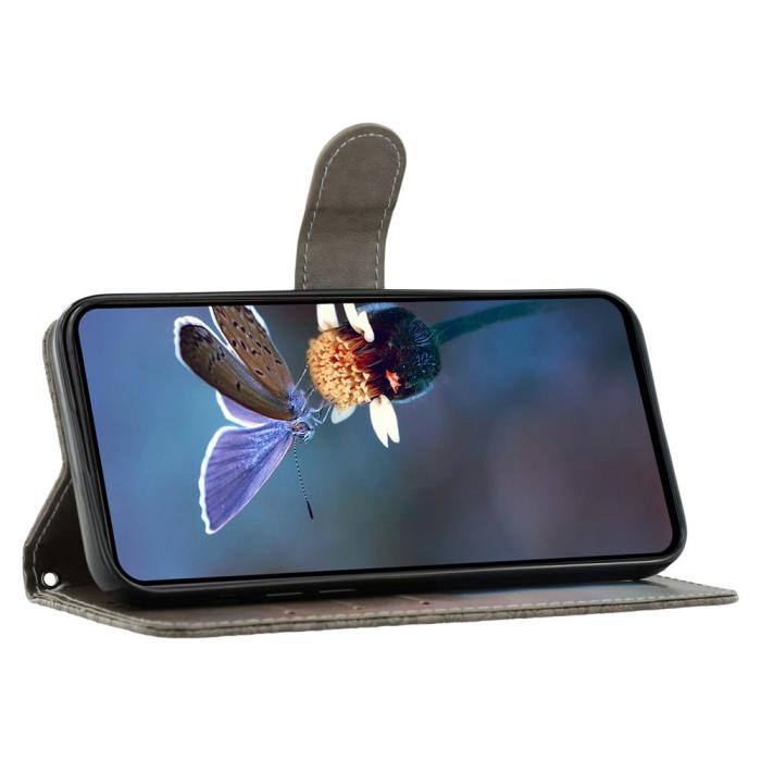 Bild 3,  Samsung Galaxy S26 Ultra Fodral Med Blommigt Tryck Grå
