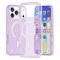  iPhone 17 Pro Max Skal MagSafe Glitter Lila