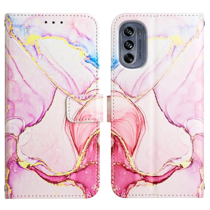 Bild 2,  Motorola Moto G62 5G Fodral Marmor Roséguld