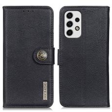 KHAZNEH KHAZNEH Samsung Galaxy A23 5G Fodral L&auml;der Svart