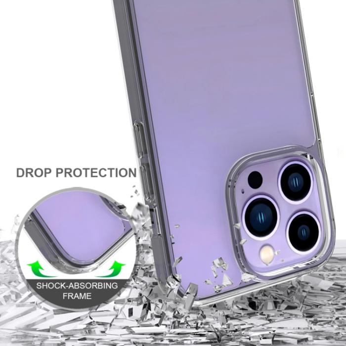 Bild 5,  iPhone 14 Pro Max Skal Shockproof Hybrid Akryl/TPU Svart