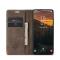CASEME CASEME Samsung Galaxy S25 Plus Fodral Flip Retro Läder Mörk Brun