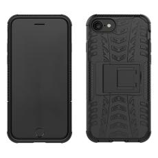  iPhone 7/8/SE (2020/2022) - Ultimata St&ouml;tt&aring;liga Skalet med St&ouml;d - Svart